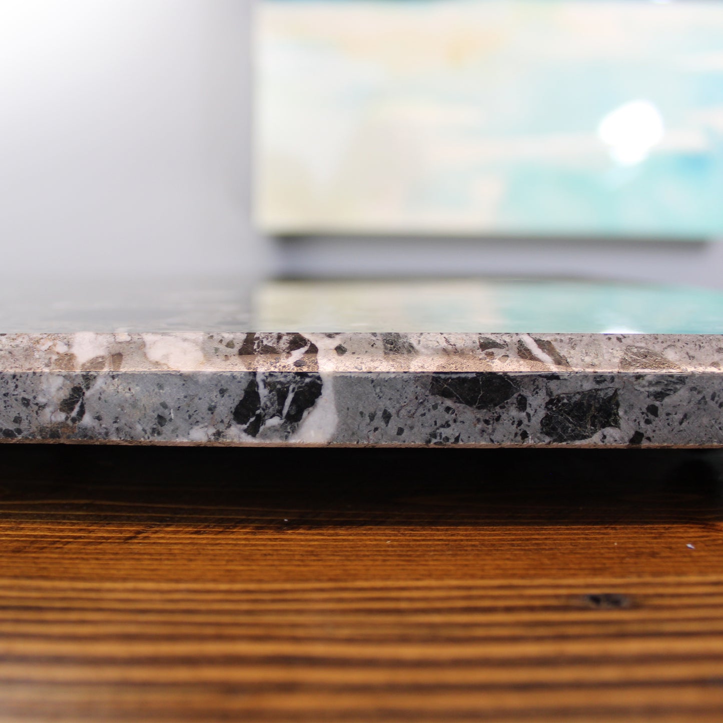 Natural Geo Decorative Black Square Marble Kitchen Cutting Board