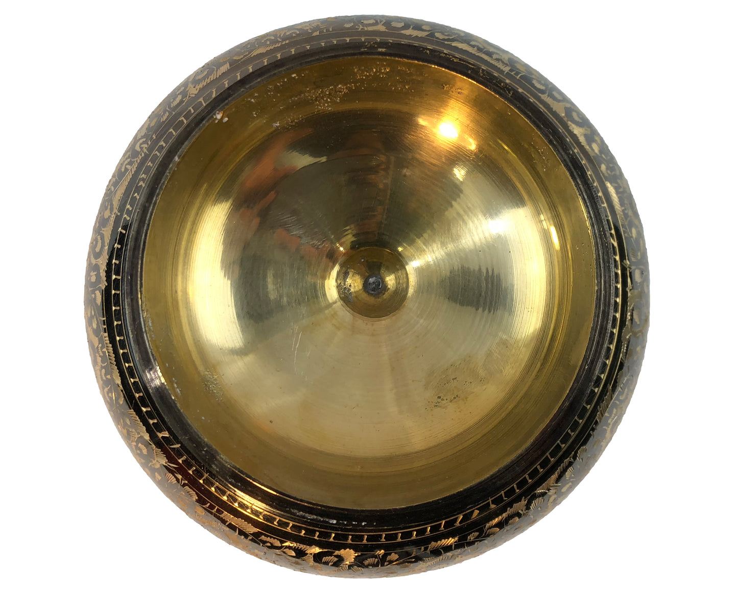 Natural Geo 6 Piece Brass Pot Decor Set