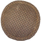 Natural Geo Moray Jute/Reed Decorative Cushioned Accent Stool (Set of 2)