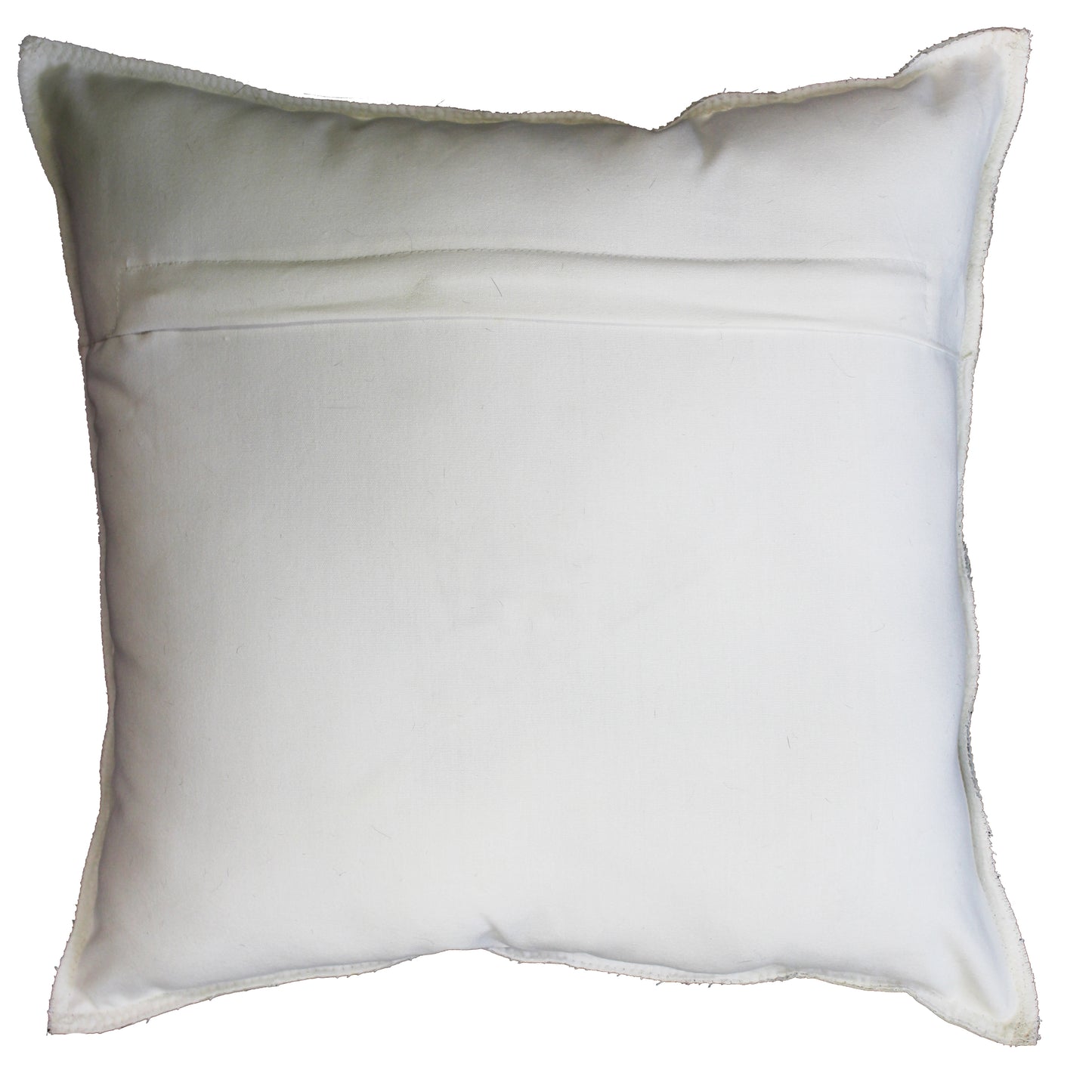 Natural Geo Herd Cowhide Black/Brown/White Square Decorative Throw Pillow