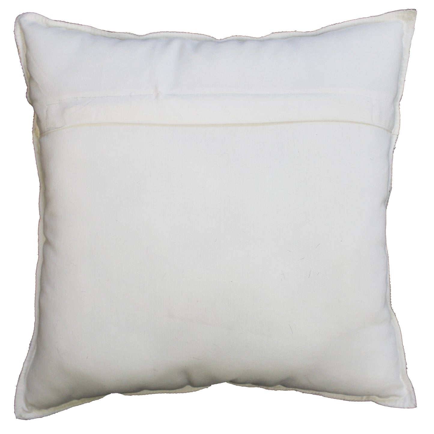 Natural Geo Herd Cowhide Black/Brown/White Square Decorative Throw Pillow