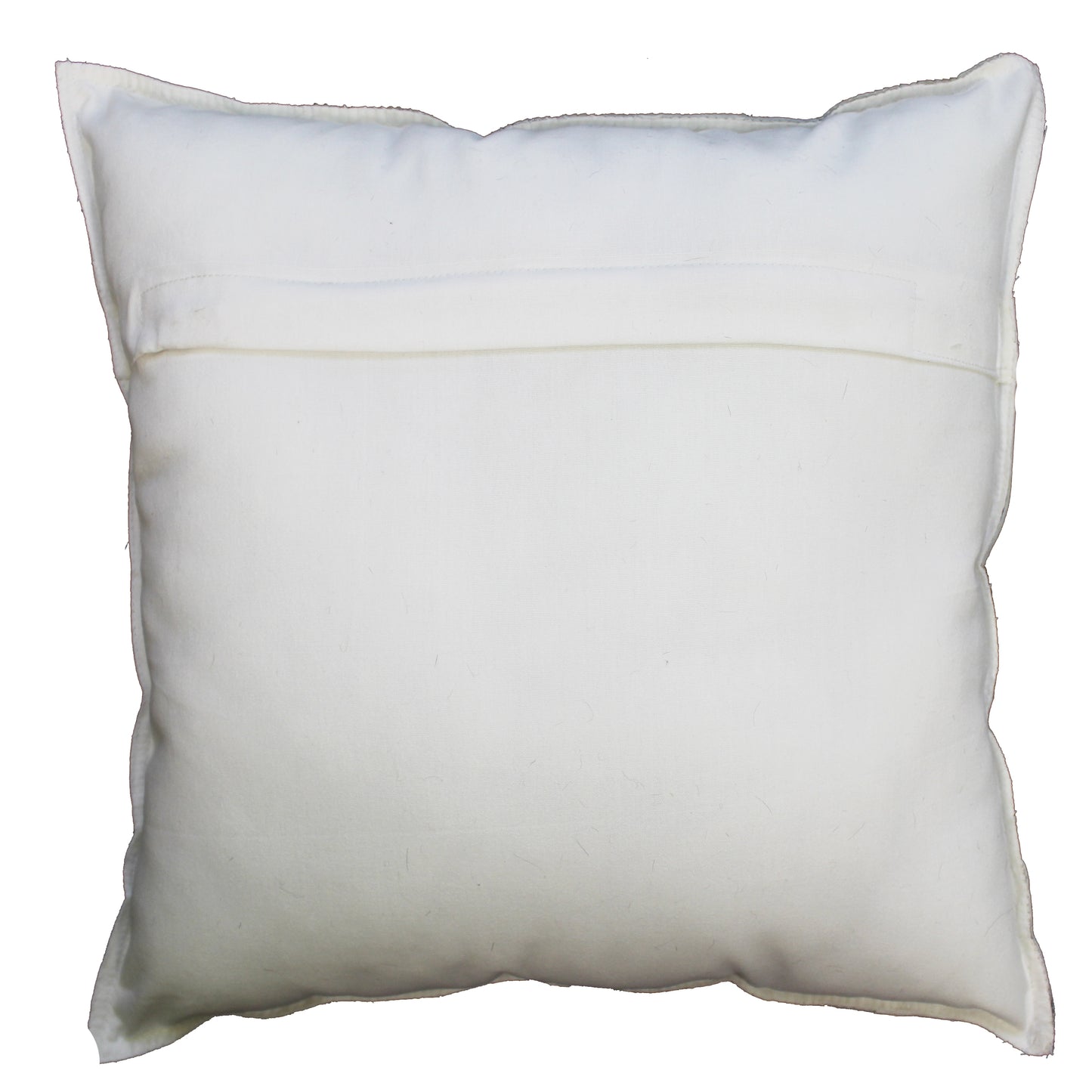 Natural Geo Herd Cowhide Black/Brown/White Square Decorative Throw Pillow