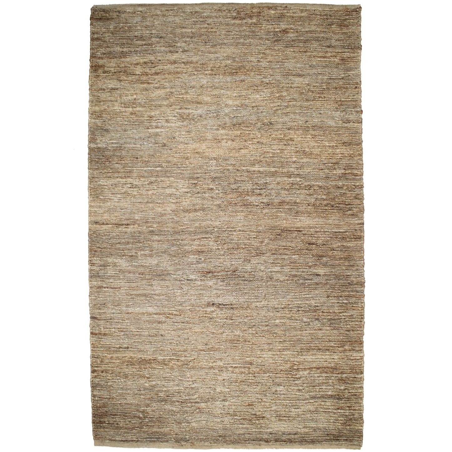 Natural Geo Spontaneous Jute Handwoven Beige/Natural Area Rug