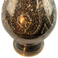Natural Geo Brass Vintage Black/Gold Table Vase