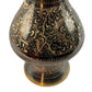 Natural Geo Brass Elegant Black/Gold 10" Table Vase