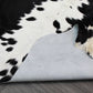 Natural Geo Dark Brown/Black/White Cowhide Area Rug 5' 2" x 5' 6"