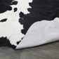 Natural Geo Brown/Black/White Cowhide Area Rug 5' x 5'