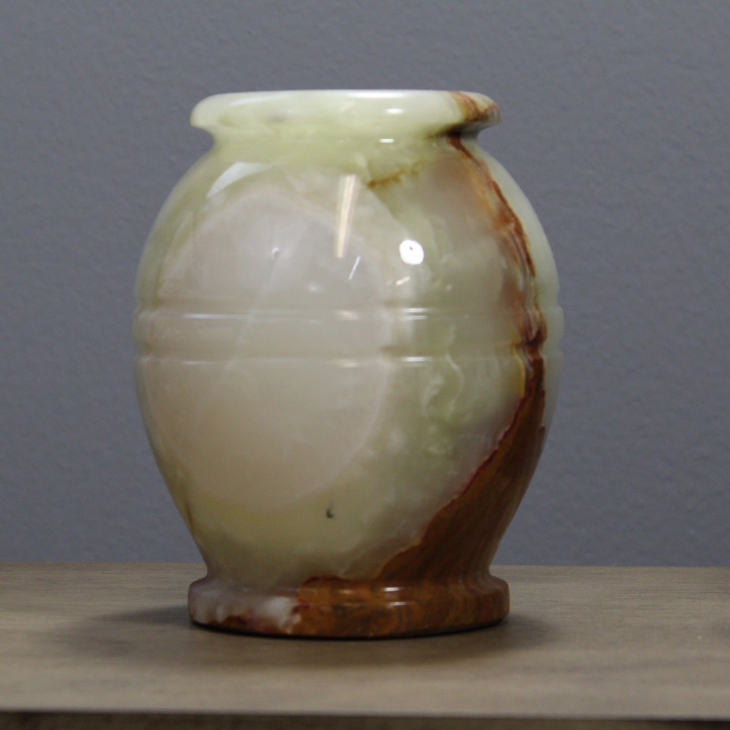 Natural Geo Multicolored Onyx 6" Jar