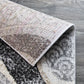 Natural Geo Jasmine Modern Wavy Abstract Gray/Black Area Rug