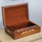 Natural Geo Handmade Rosewood Brown Elephant Wooden Decorative Box