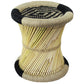 Natural Geo Moray Decorative Handwoven Jute Accent Stool (Set of 2)