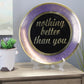 Natural Geo Nothing Better Than You Decorative Wall Hanging Brass Accent Plate