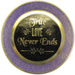 Natural Geo True Love Never Ends Decorative Wall Hanging Brass Accent Plate