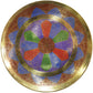 Natural Geo Abstract Multicolored Decorative Brass Accent Plate