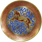 Natural Geo Horse Jumping Decorative Brass Accent Plate