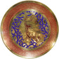Natural Geo Horse Decorative Brass Accent Plate