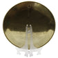 Natural Geo Abstract Multicolored Decorative Brass Accent Plate