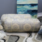 Natural Geo Ivory/Gold Gao Takiya Bolster Pillow (Set of 2)