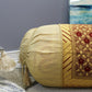 Natural Geo Yellow/Gold Gao Takiya Bolster Pillow (Set of 2)