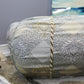 Natural Geo Gray/Ivory Gao Takiya Bolster Pillow (Set of 2)