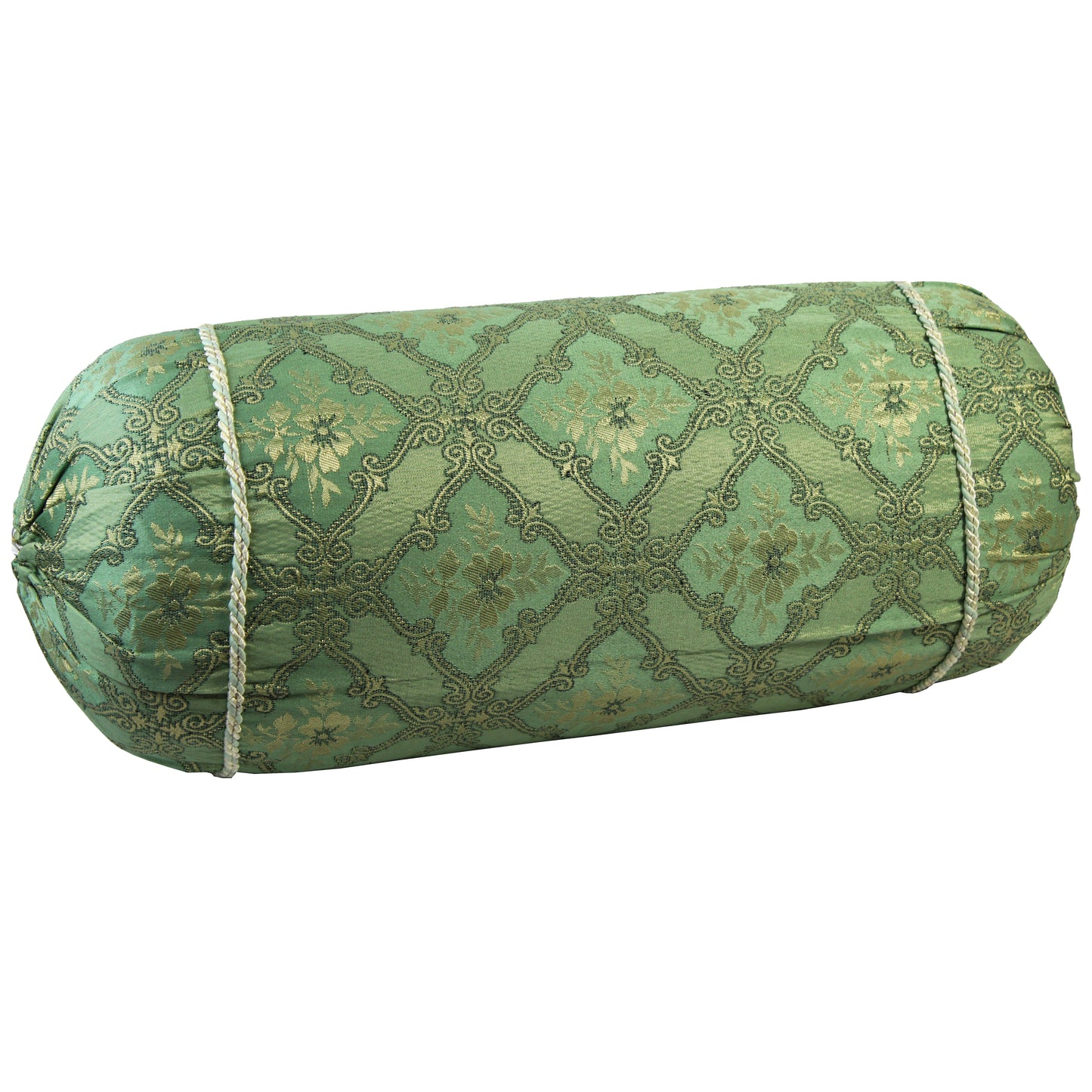 Natural Geo Fern Green Gao Takiya Bolster Pillow (Set of 2)