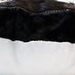 Natural Geo Herd Cowhide Black/Brown/White Round Decorative Throw Pillow