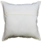 Natural Geo Herd Cowhide Black/Brown/White Square Decorative Throw Pillow