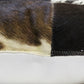 Natural Geo Herd Cowhide Black/Brown/White Square Decorative Throw Pillow