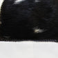 Natural Geo Herd Cowhide Black/Brown/White Square Decorative Throw Pillow