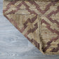 Natural Geo Spontaneous Jute Handwoven Geometric Natural/Brown Area Rug