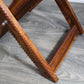 Natural Geo Rosewood Decorative Folding Stool