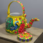 Natural Geo Yellow Floral 10" Decorative Steel Kettle