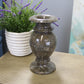 Natural Geo Decorative Marble Gray 8" Table Vase